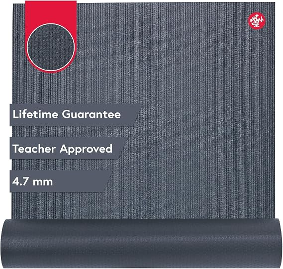 Manduka PROlite Yoga Mat 4.7mm | Lifetime Durability | Hygienic Construction | Teacher Approved