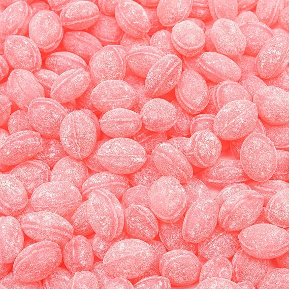 Sanded Hard Candy 14 oz Old Fashioned, Watermelon Flavor, Long Lasting, Fat Free, Gluten Free, Bulk