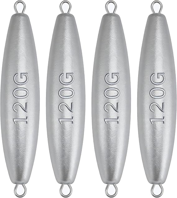 Trolling Weights Double Ring Inline Sinkers Saltwater and Freshwater