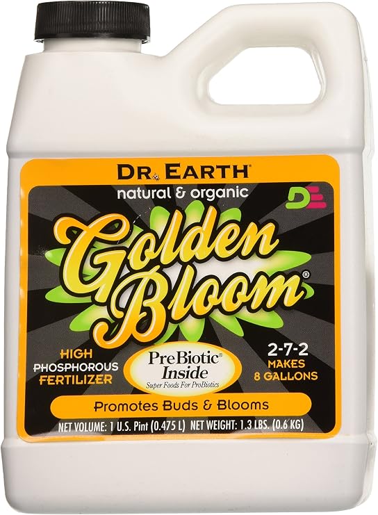 Dr. Earth Golden Bloom Fertilizer, 16-Ounce
