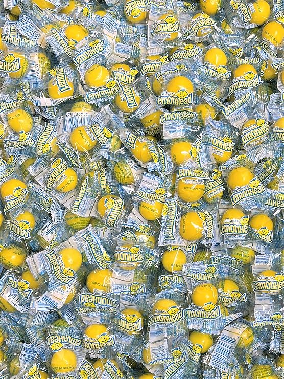 Lemonheads Candy - Lemon Candy - 5 LB Bag - Lemon Heads - Lemon Heads Large Bulk Candy - Lemonhead Candy Bulk - Lemon Hard Candy - Lemonhead Candy - Lemon Head Hard Candy