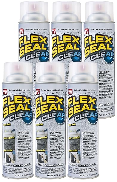 flex seal clear - 6 cans