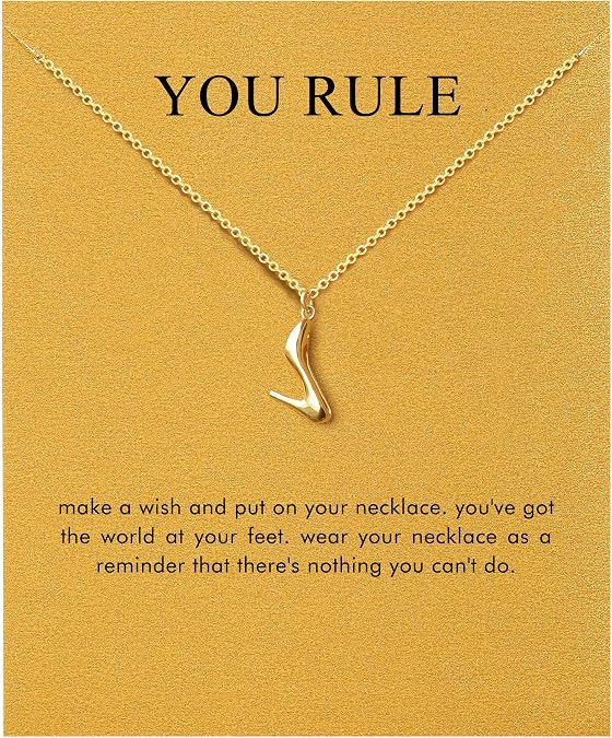 Gifts for Women, Butterfly Compass Wave Bolt Evil Eye Soul Sister Necklace