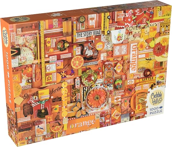 COBBLE HILL Orange Jigsaw Puzzle (1000 Piece)