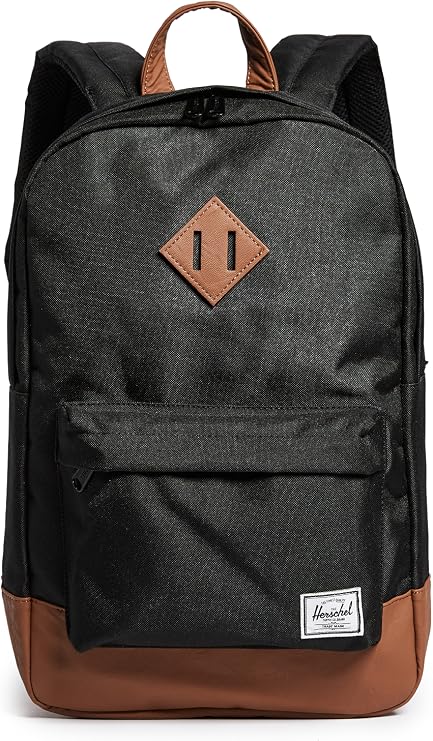Herschel Heritage Backpack, Black, Mid-Volume 14.5L
