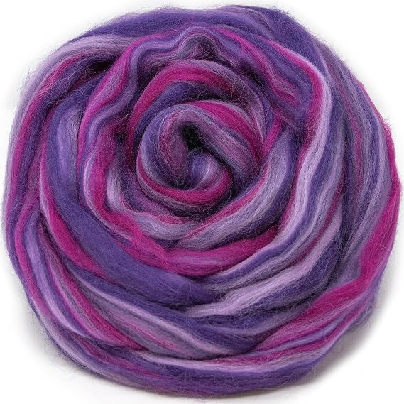 Festival Merino Wool Fiber for Spinning and Felting, She Persisted